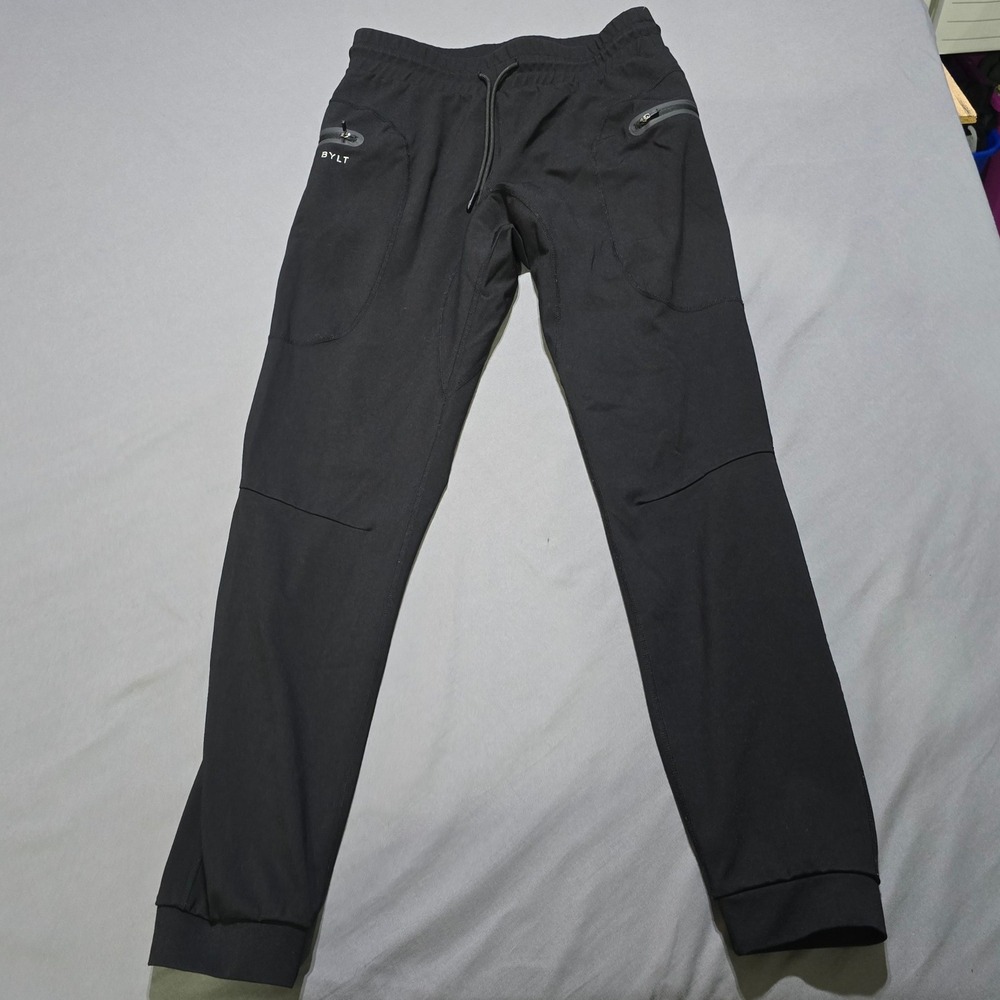 FLAWS BYLT Elite Jogger Men Large Black Athletic Performance Pants